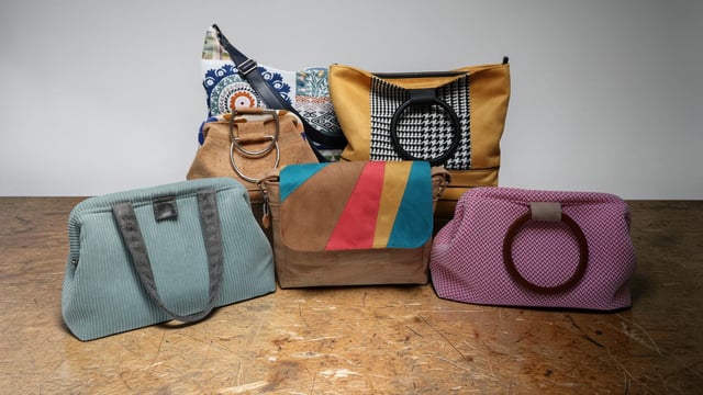Sacs artisanaux terminés